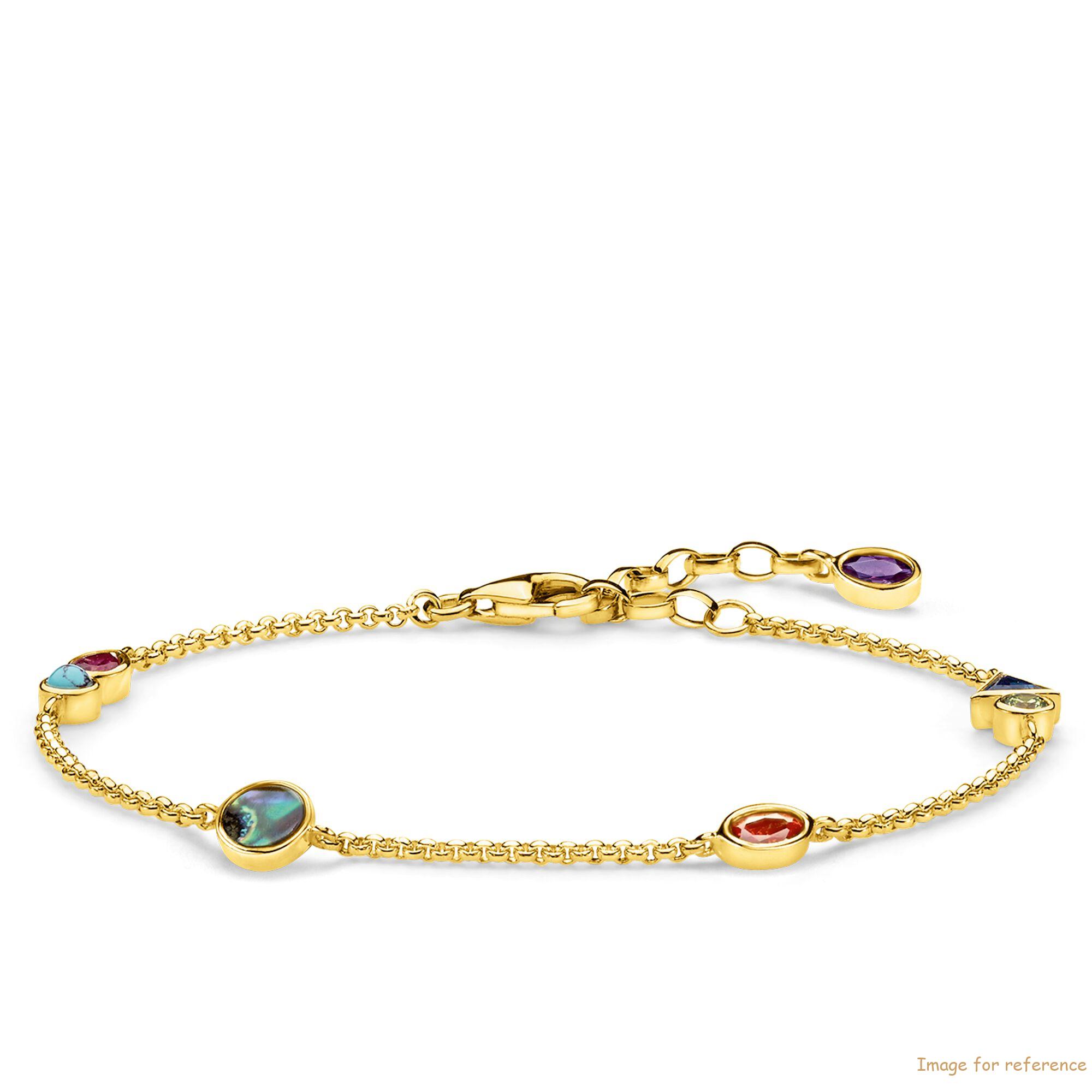 Custom women bracelet making from18k yellow gold plating on 925 Sterling silver oem jewelry factory