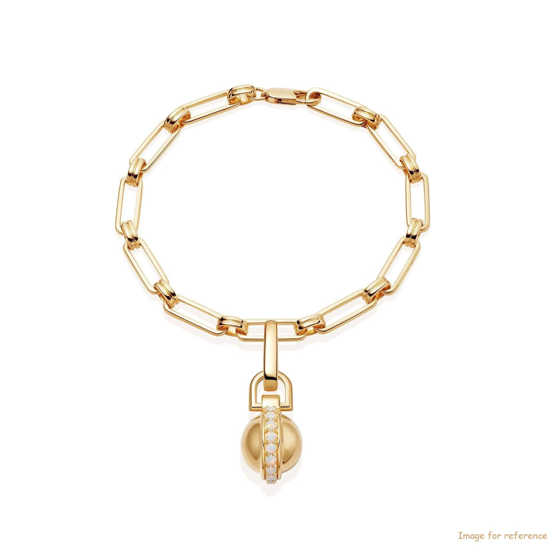 OEM Italy jewelry chain bracelet in 18ct Gold Plated On Brass or 925 Silber