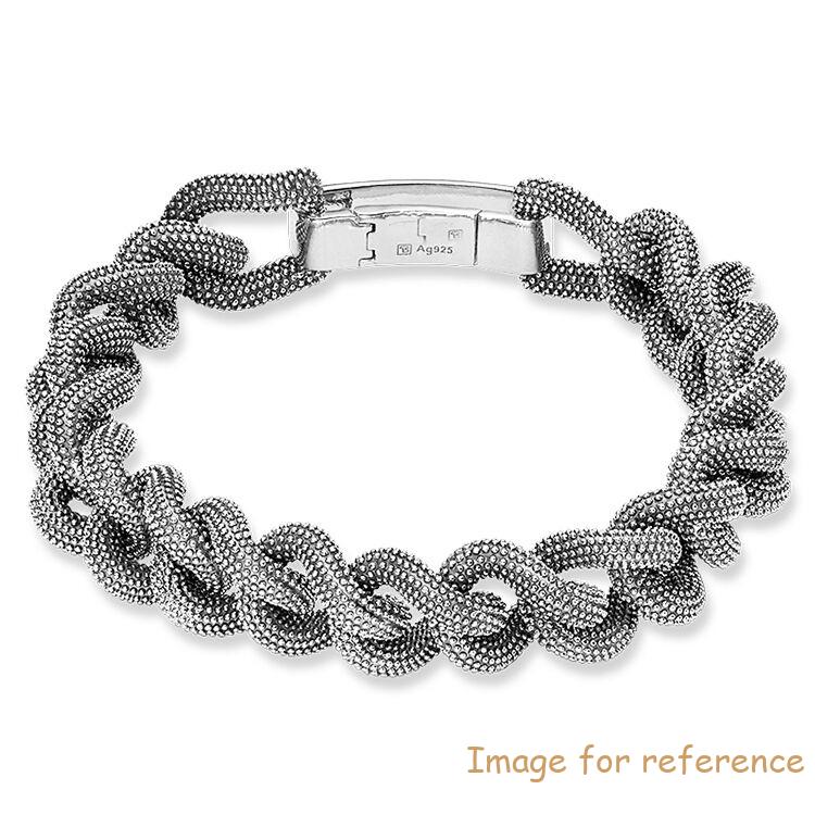 Offer your design OEM Bracelet 925 เงินสเตอร์ลิง, ดำคล้ำ