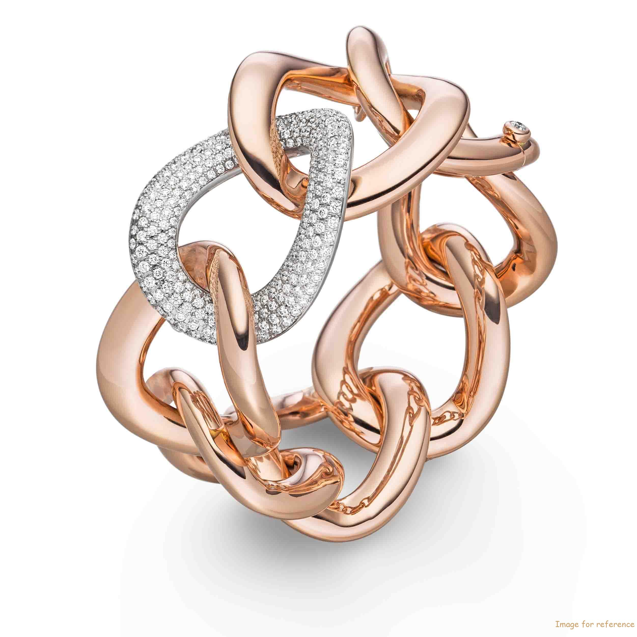 custom 18k rose gold plated ring jewelry manufacturers china OEM factory