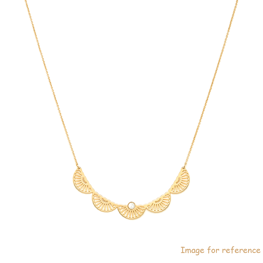 custom silver jewelry 18k gold plated necklace ODM manufacturer