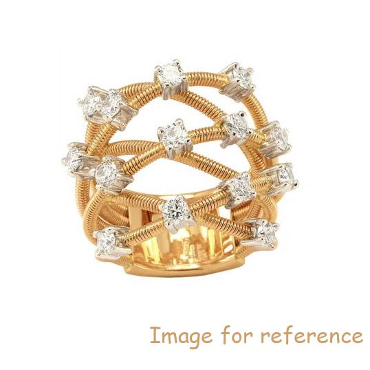 customized Ring on 18 Kt Rose and White Gold manufacturer customized Ring on 18 Kt Rose and White Gold manufacturer