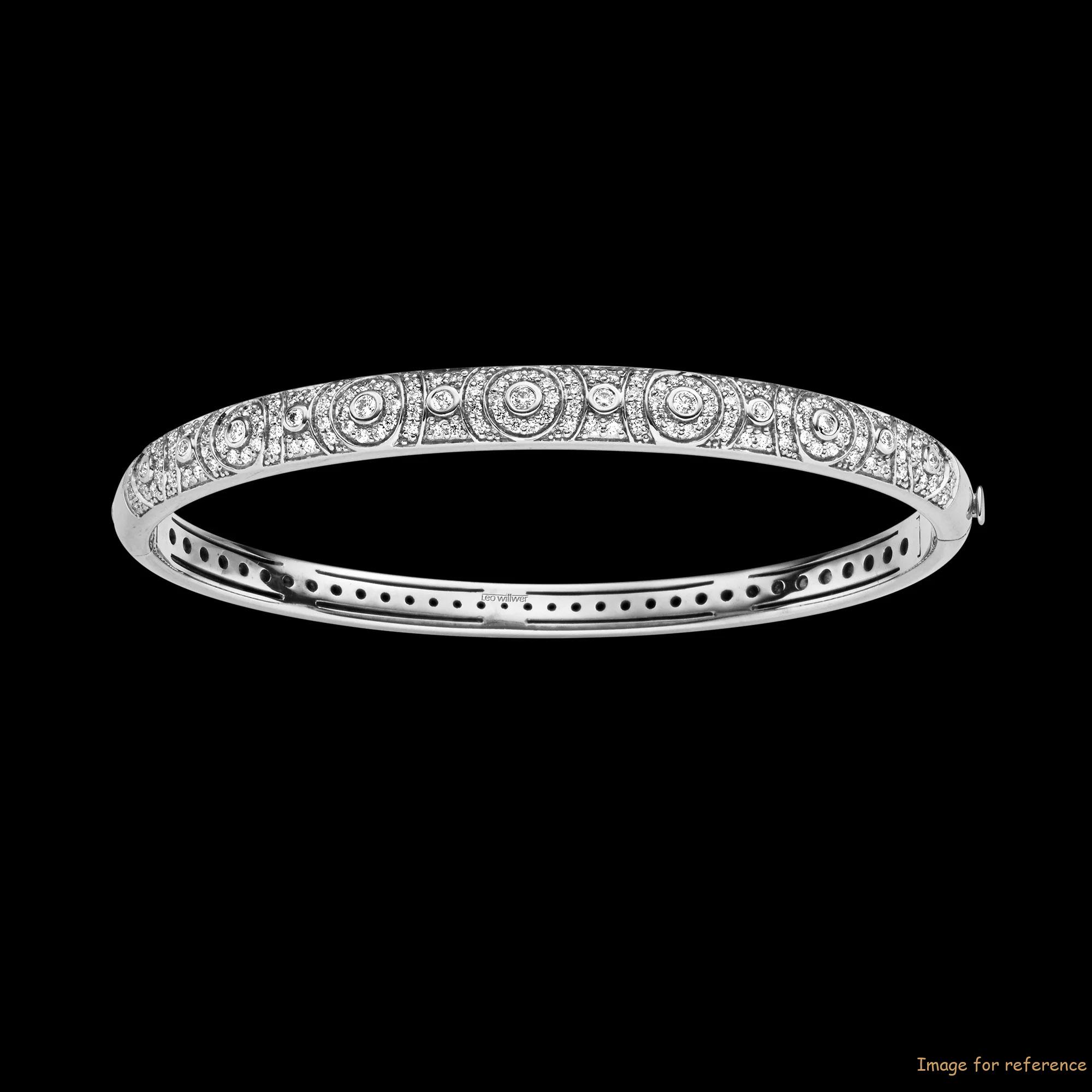 customized rhodium plated bracelet silver jewelry manufacturer
