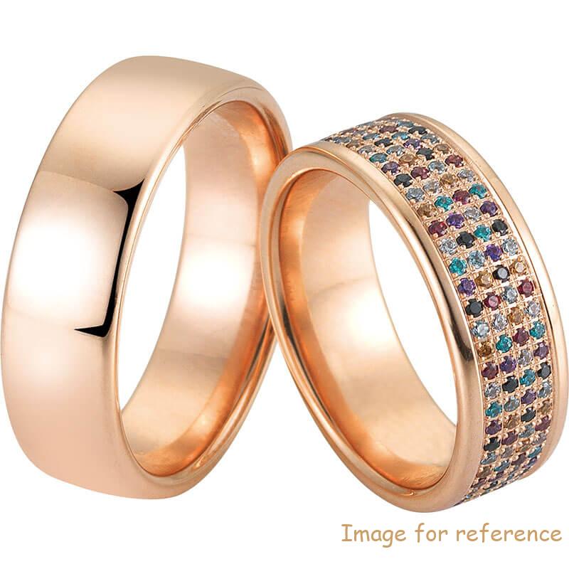 2020 Moda por atacado Custom Rose Gold Jewelry Rings for Women