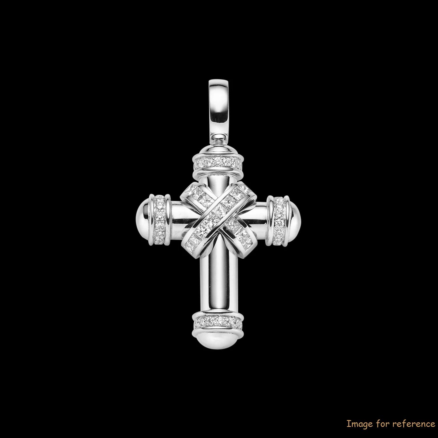 Buy Genuine 925 Sterling Silver Cubic Zirconia Necklace from JINGYING jewelry OEM factory