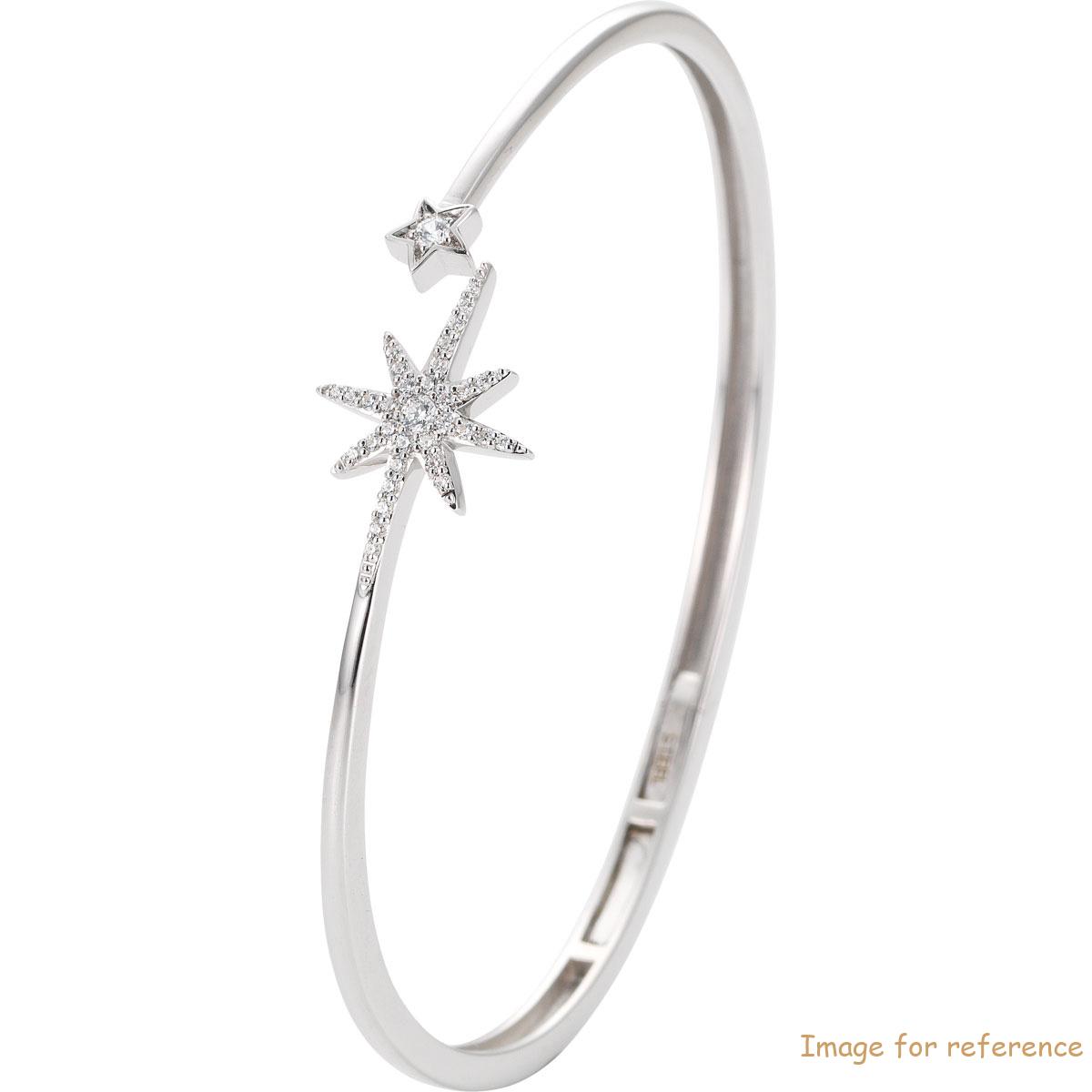 Custom design CZ bracelet rhodium jewelry manufacturers
