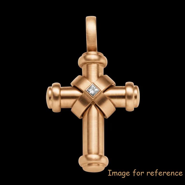 Custom design rose gold pendant from plain silver jewelry wholesale factory