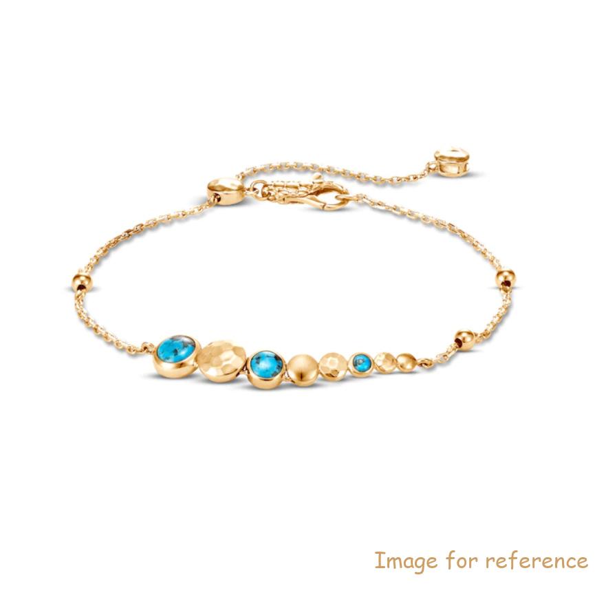 Custom made Bracelet Turquoise 18K Yellow Gold Silver Jewellery Wholesaler