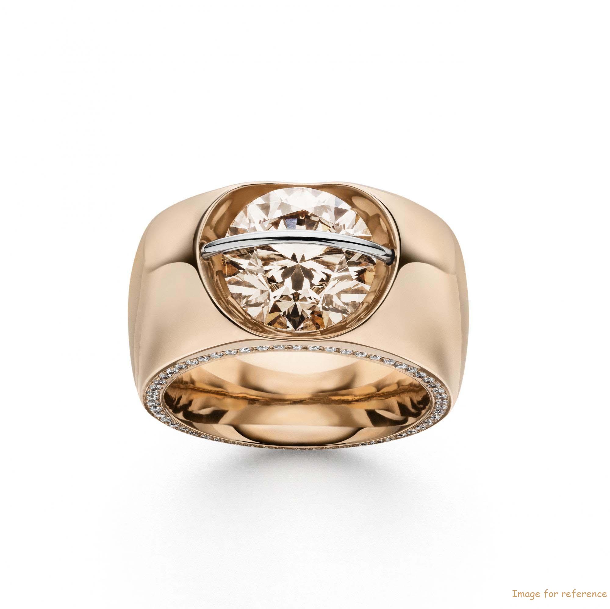 Customized Rose Gold over Silver Jewelry CZ ring jewelry manufacturer wholesale