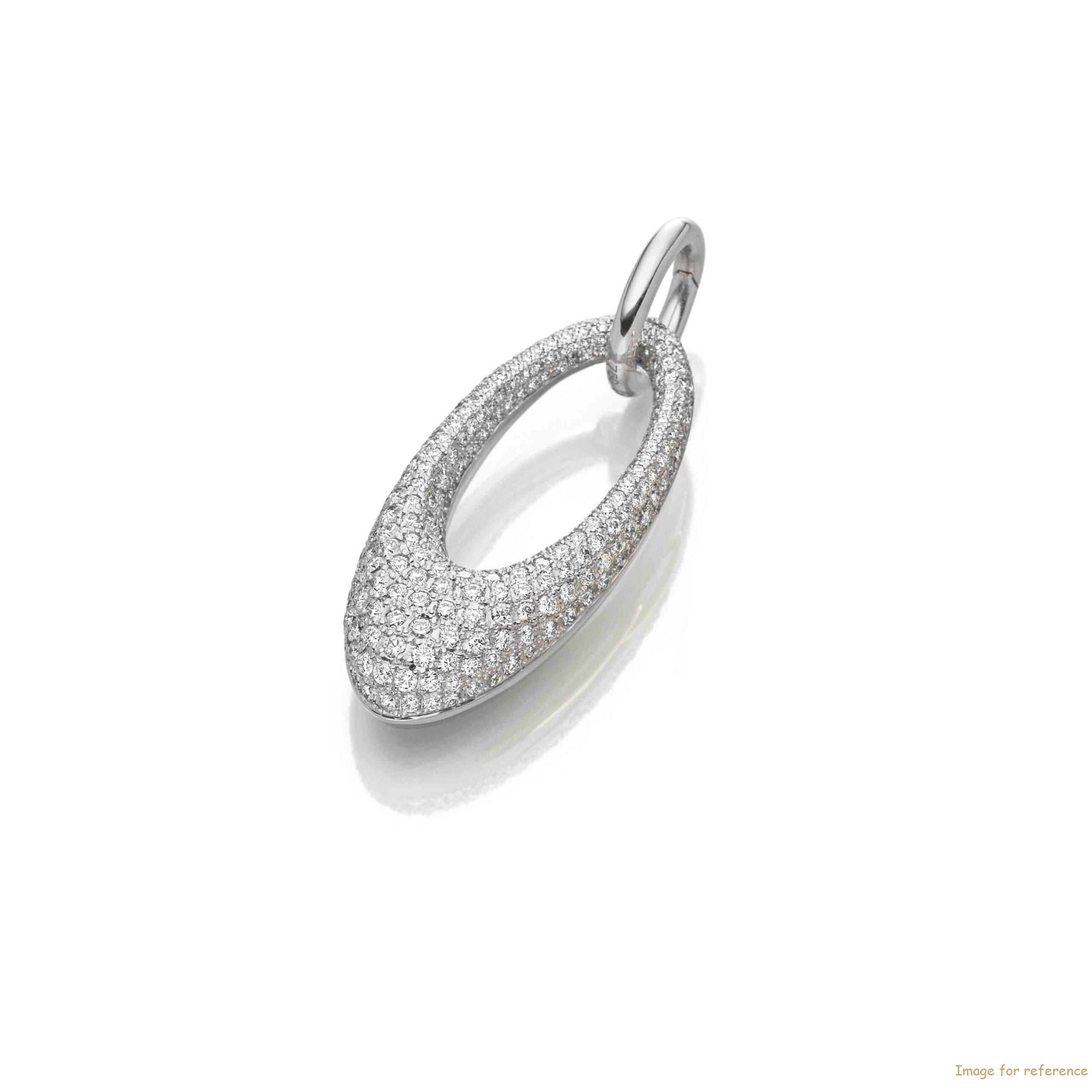 Customized Silver cz necklace pendant OEM ODM jewelry factory wholesale