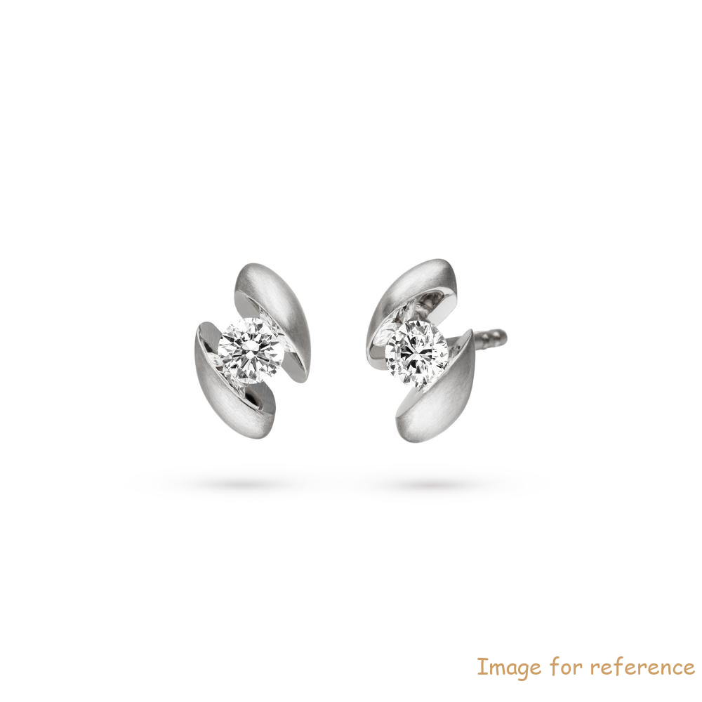 Customized earrings with rhodium and gold-plated cubic zirconia jewelry OEM wholesale Customized earrings with rhodium and gold-plated cubic zirconia jewelry OEM wholesale