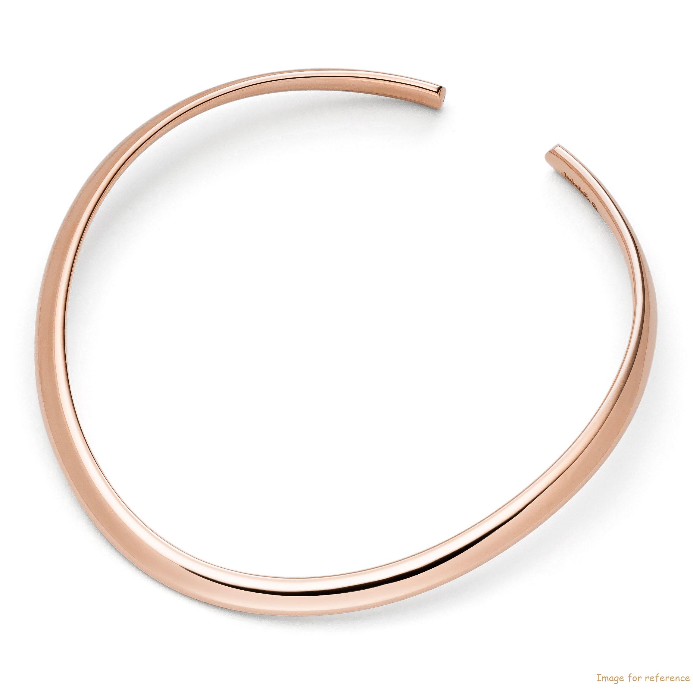 OEM 18K rose gold plated bangle custom bracelet manufacturers