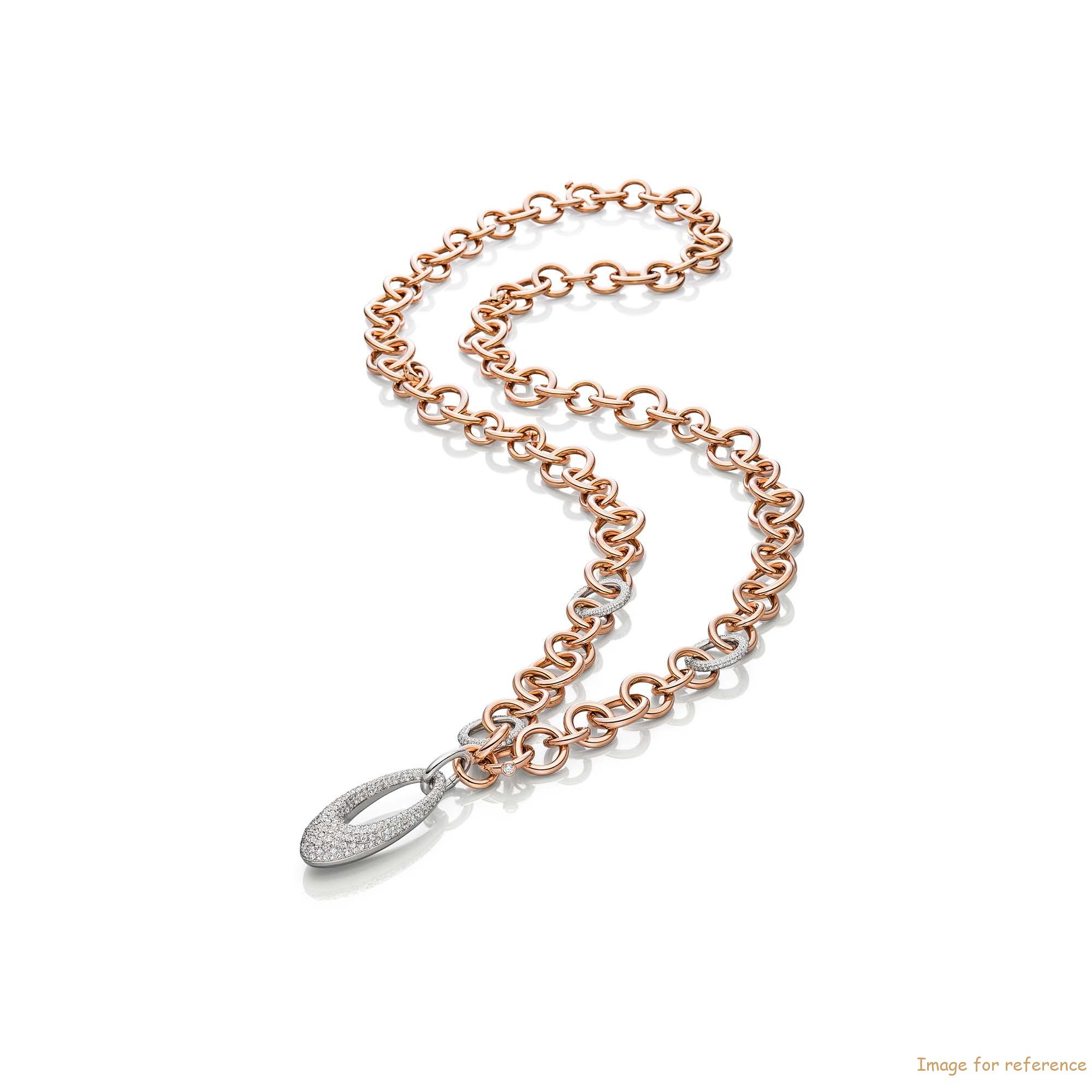 OEM Silver Pendant CZ rose gold jewelry supplier wholesale