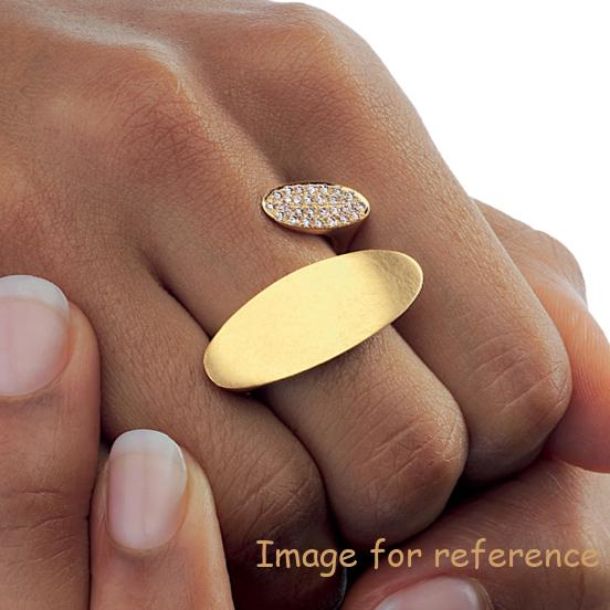 Ring Made of gold plated fine 925 sterling silver jewelry oem factory wholesale