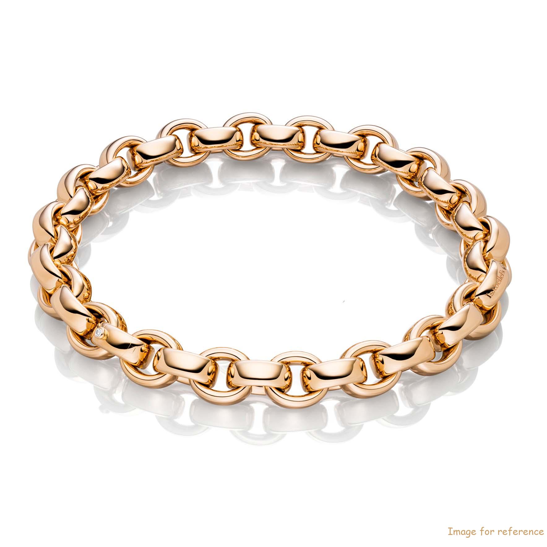 Rose Gold over Silver bracelet make your silver new collection