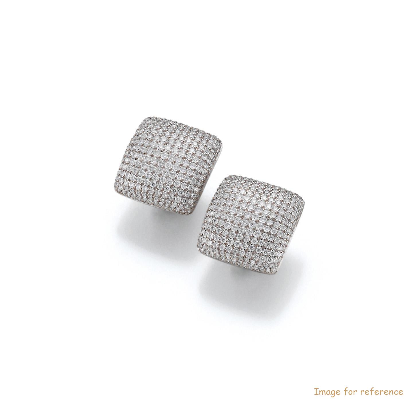 Silver cz earrings zircon jewelry manufacturers Silver cz earrings zircon jewelry manufacturers