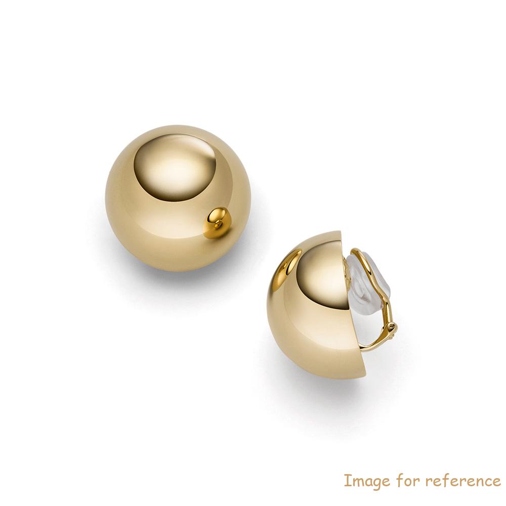 Персонализирана сребърна обица на стерлинги в златен дизайн на бижута с търговец на едро