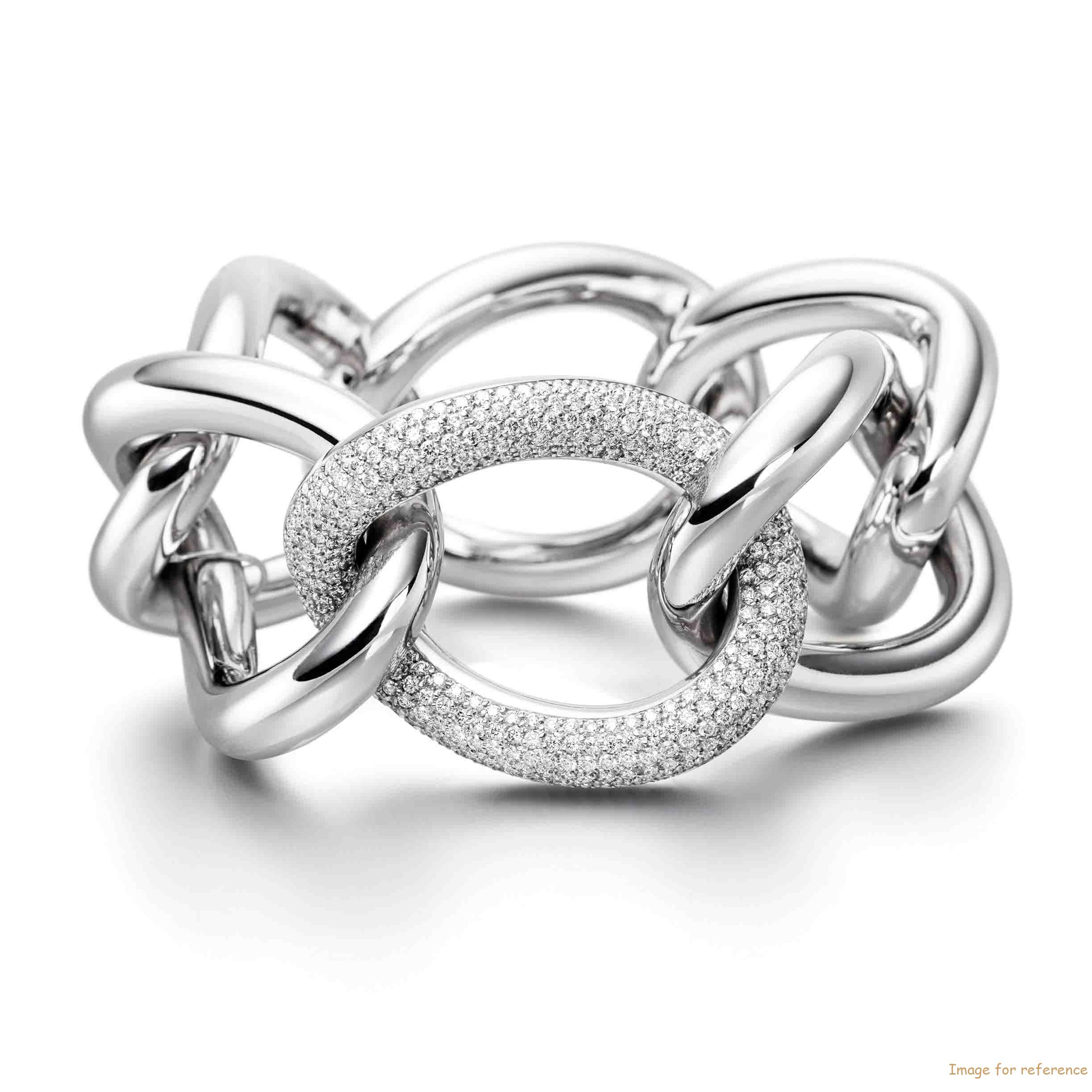 oem bracelet jewelry custom silver jewellry with cz in wholesale