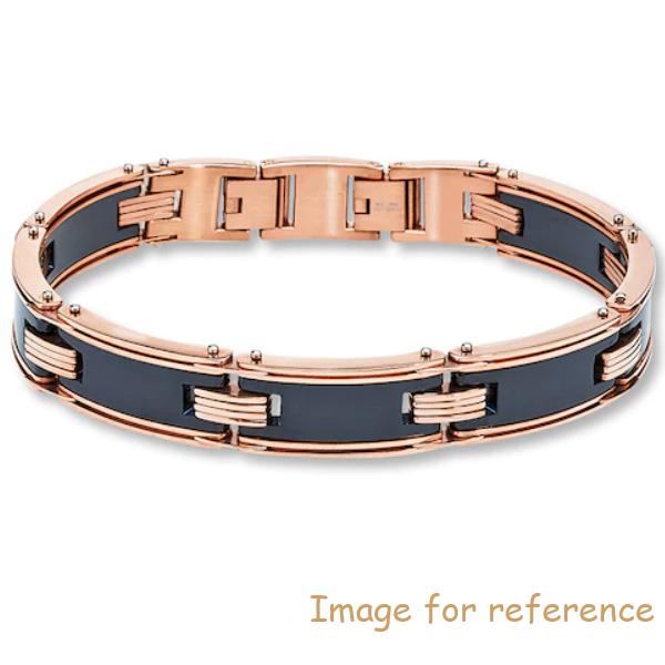 Custom Design Men's Bracelet Stainless Steel Ceramic 8.5 Length silver jewelry OEM wholesaler