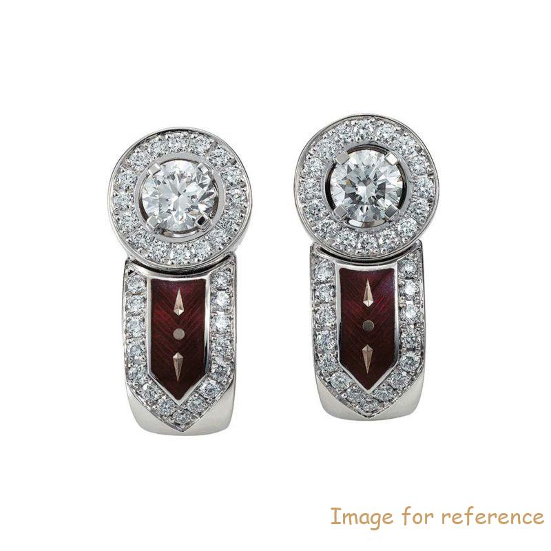 Custom Sterling Silver Cubic Zirconia earrings Women's Fashion Jewelry OEM wholesaler