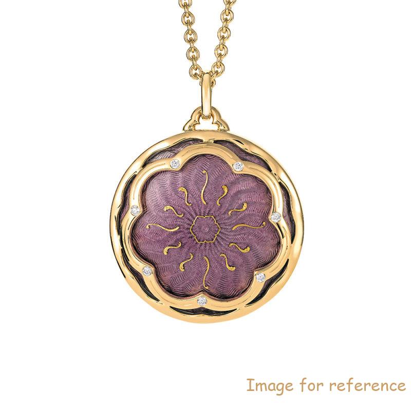 Custom design 18k gold CZ pendant necklace OEM Jewelry Factory