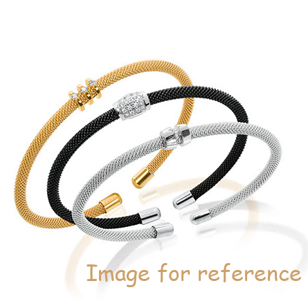 Custom design 18k gold plated bracelet in 925 Sterling Silver Multi-colour Plated