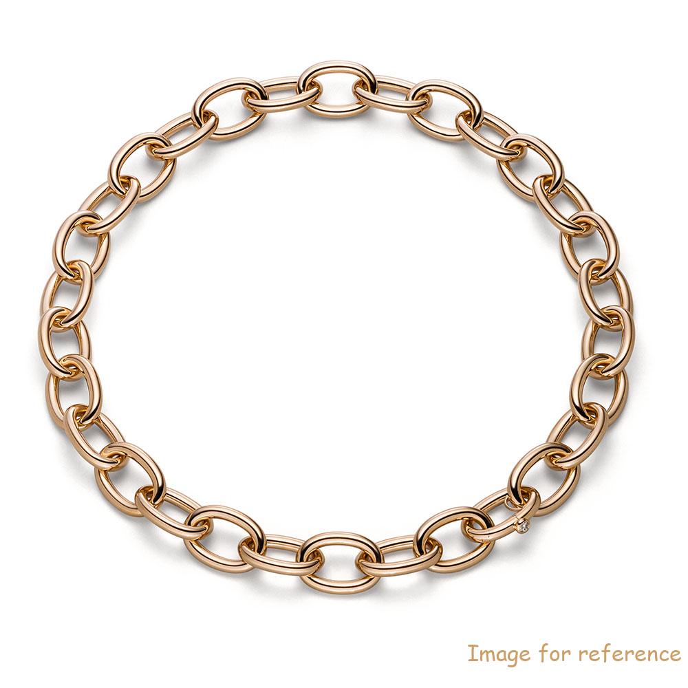 Персонализиран дизайн 925 sterling silver bracelet in 18k rose gold plated jewelry OEM wholesaler