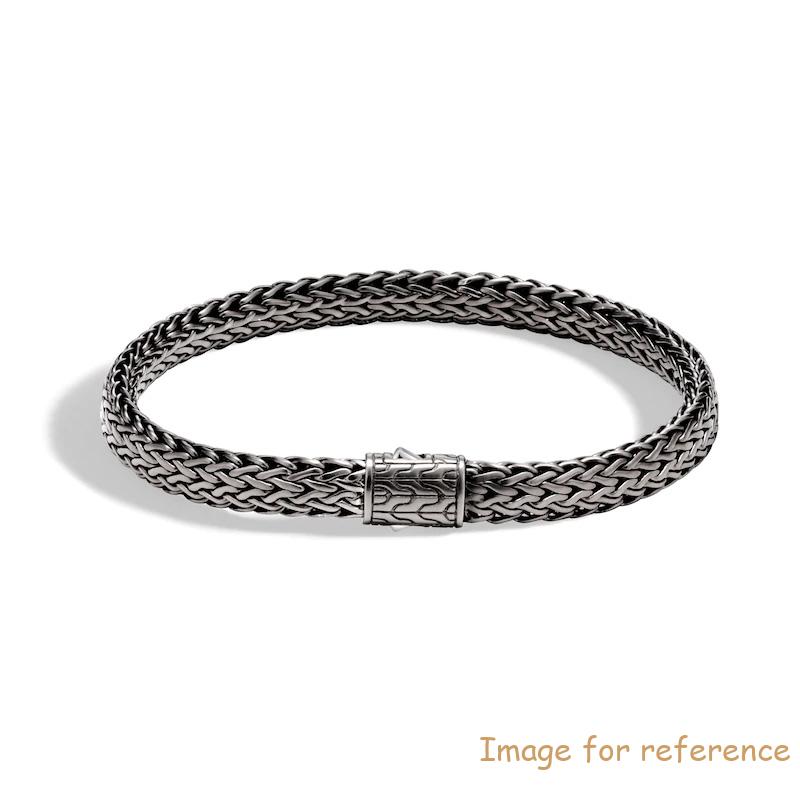 Custom design Men's Classic Chain Bracelet Sterling Silver wholesale rhodium plated jewelry OEM ODM