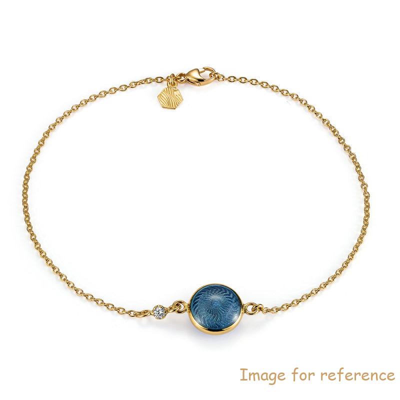 Custom made 18k yellow gold filled bracelet 925 sterling silver OEMODM jewelry manufacturer