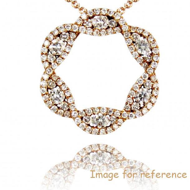 Custom made 18k yellow gold pendant Zircon Jewelry Factory Manufacturers