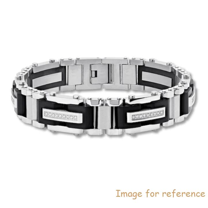 Custom made Men's Bracelet Stainless Steel Ion-Plating jewelry OEM manufacturer