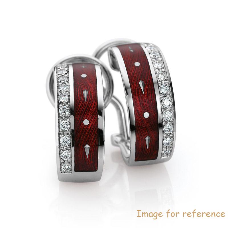 Custom made cubic zirconia earrings in 925 Plata esterlina, 14k gold filled