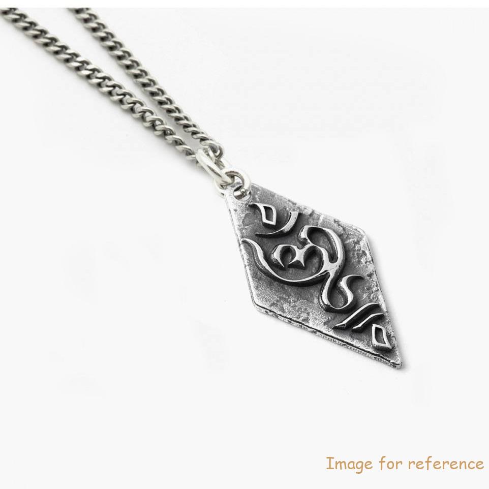 Custom made mens personalized necklaces are available in 925 sterling sølv