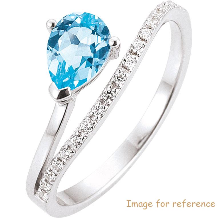 Custom oem cubic zirconia ring available in 925 sterling silver with Gold Plating