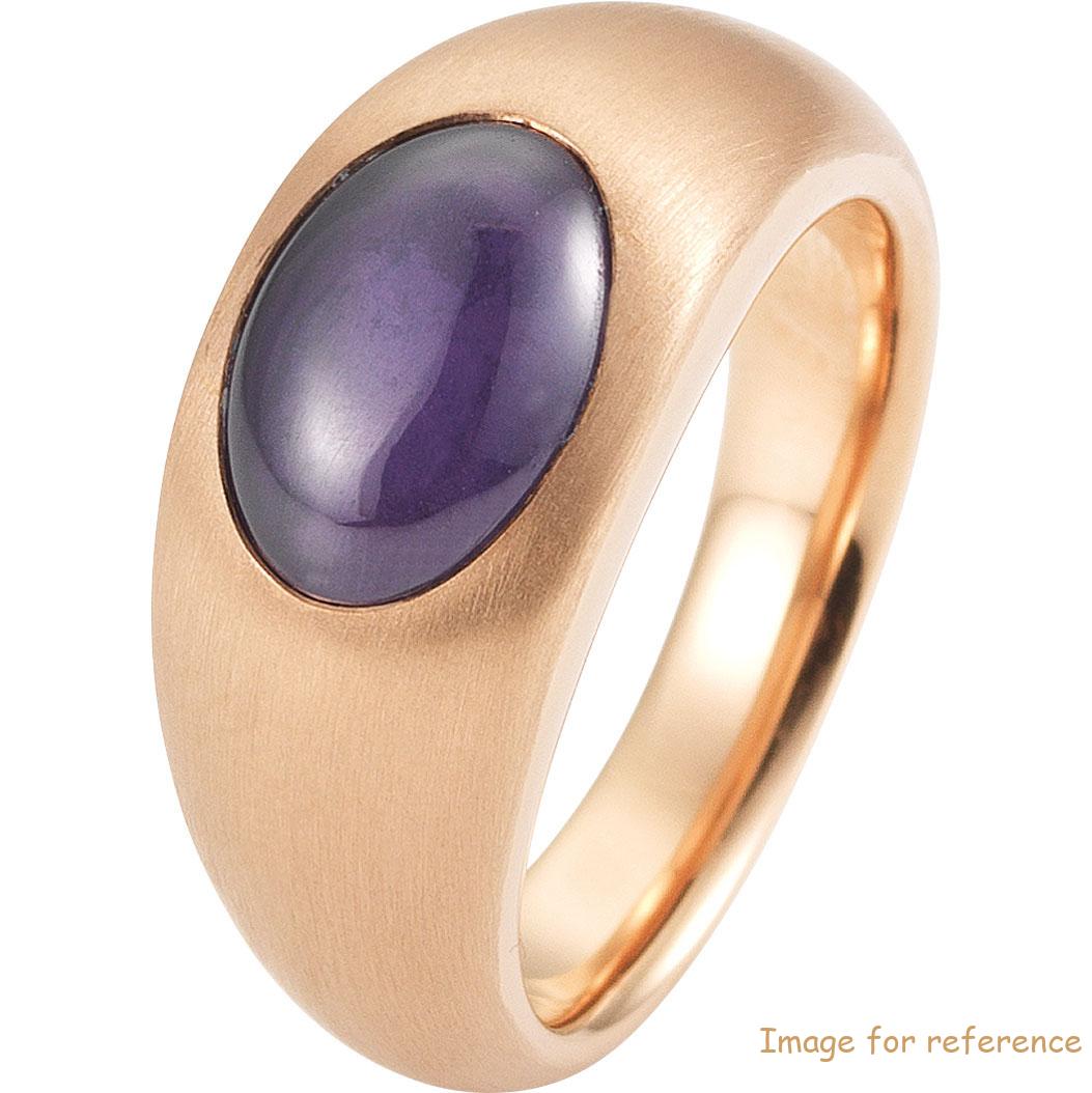 Custom rose gold ring by personalized styles made of gold and silver