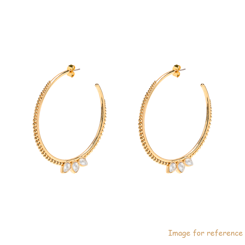 Custom wholesale 18k gold plated earring from silver 5A cz jewellery manufacturer