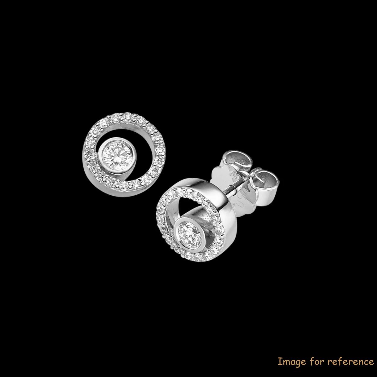 Custom wholesale CZ silver earrings Exclusively Designed for You