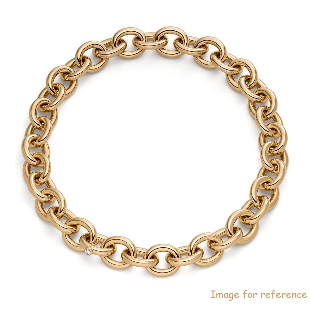 Özelleştirilmiş 925 sterling silver bracelet in 18k Gold Plating