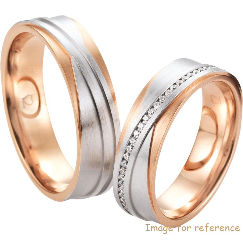Design the ring with names of your choice rose gold plated jewelry factory