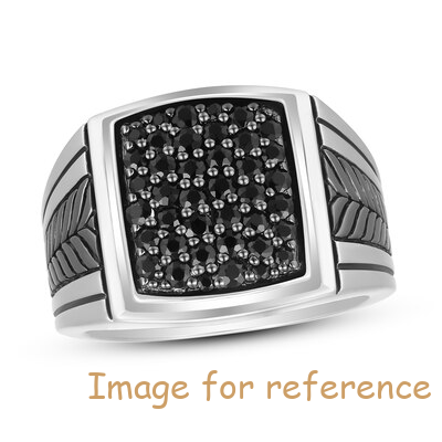 Men's Ring Sterling Silver Cubic Zirconia Ring custom wholesaler