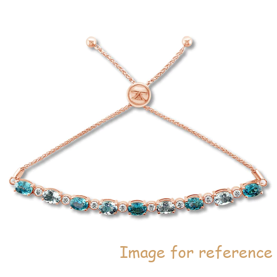 OEM ODM Zircon Bracelet on 14K Gold gold from wholesale custom jewelry factory