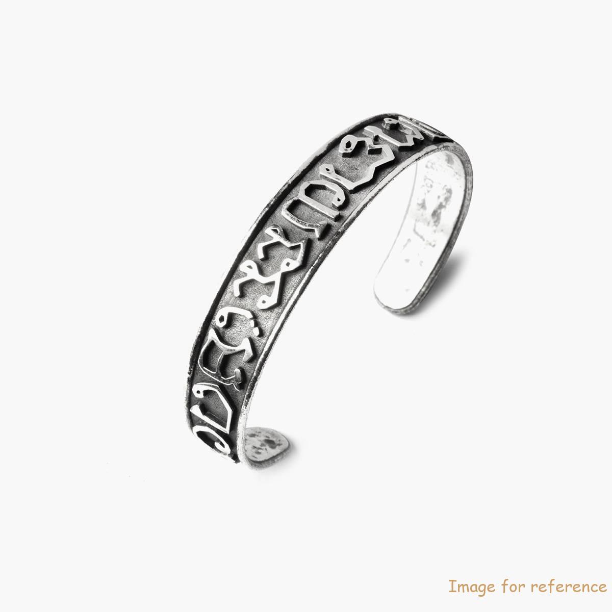 OEM quality custom mens 925 sterling silver bangle jewelry wholesaler
