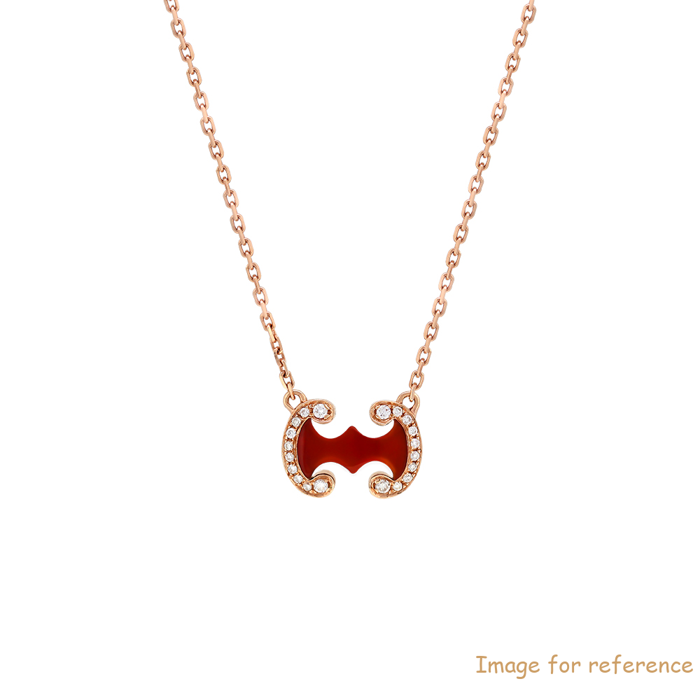 OEM wholesale 18k rose gold plated silver necklace offer custom jewelry design options
