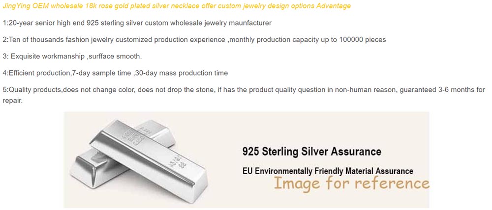 925 sterling silver jewelry OEM manufacturer