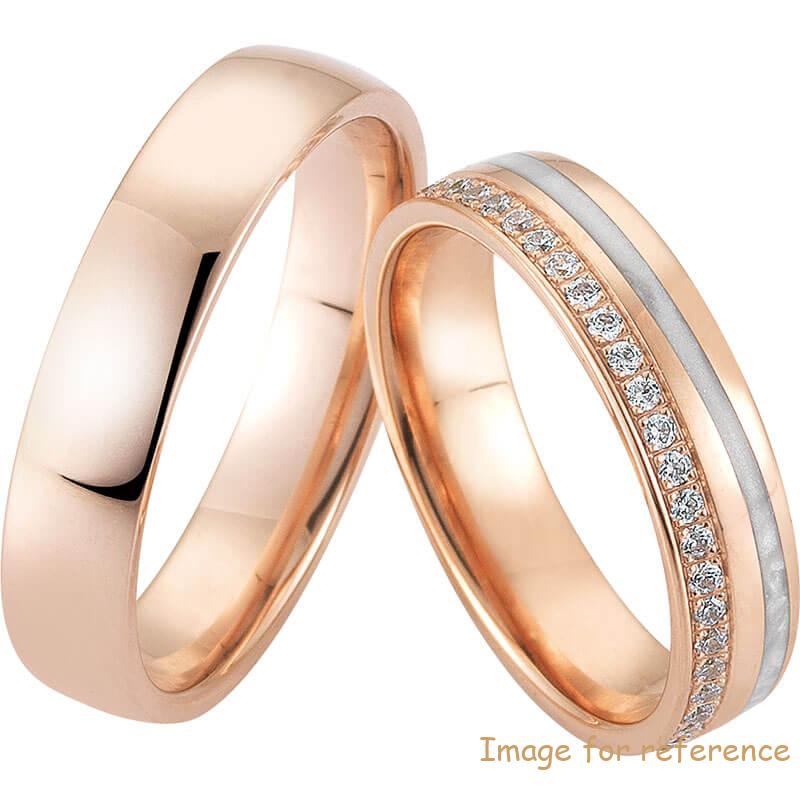 18k rose gold ring factory