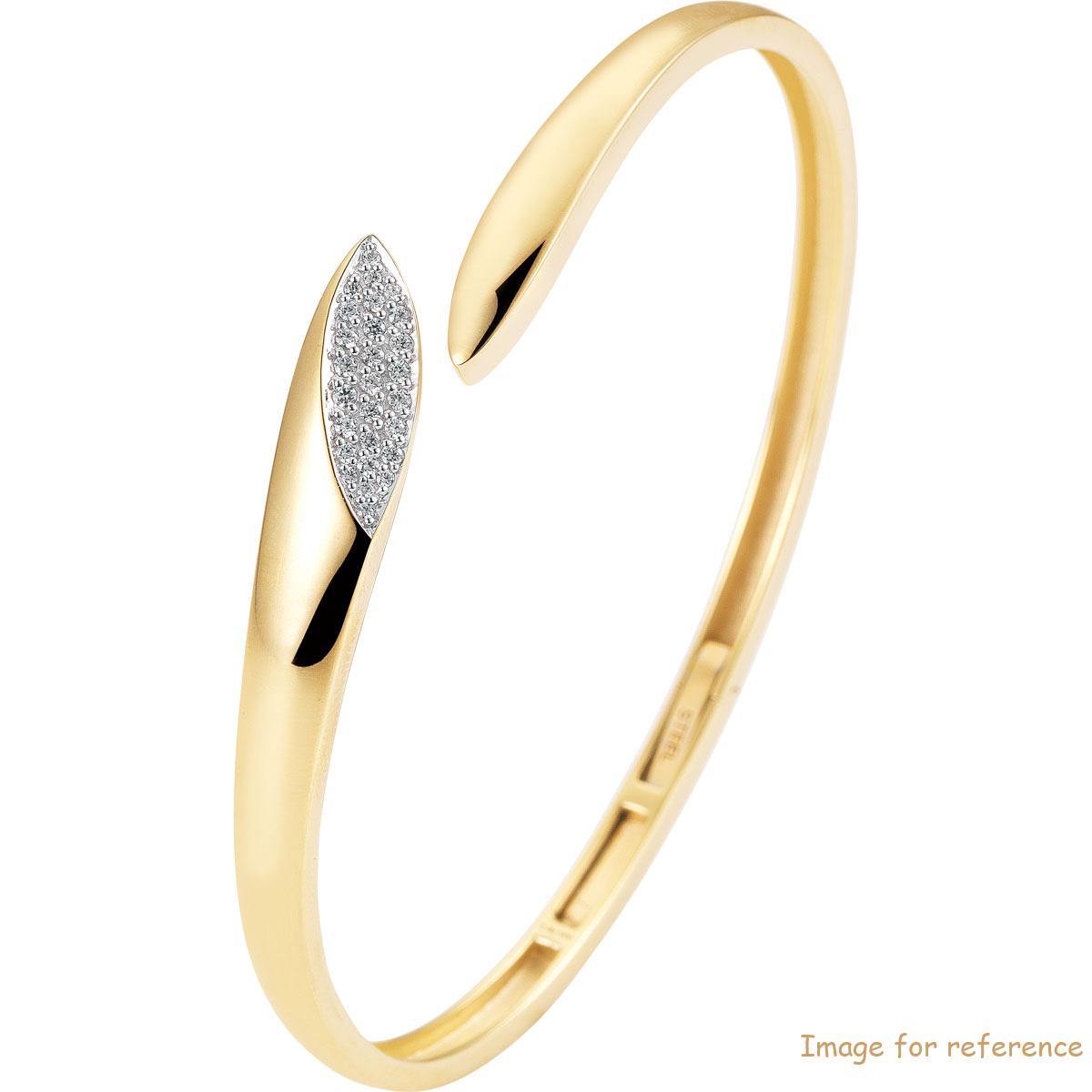 18k yellow gold plated bracelet