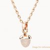 Custom OEM rose gold 925 kumush marjon