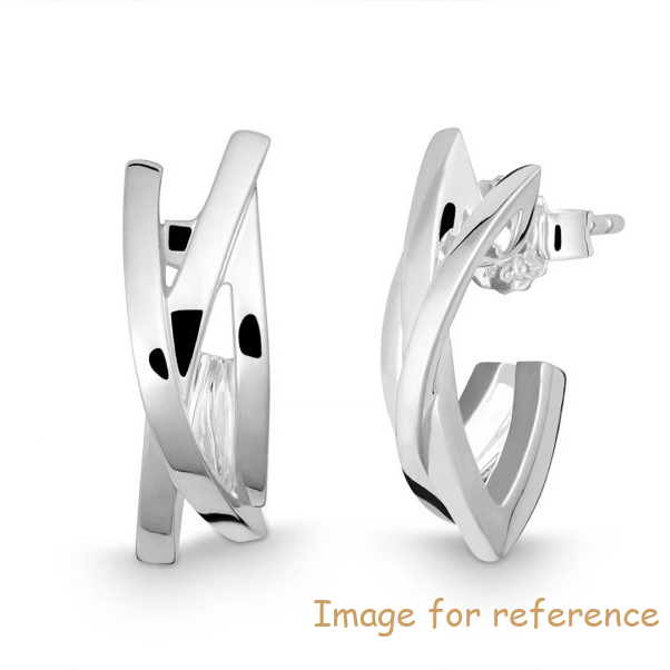 Персонализиран дизайн 925 Обеци от сребърни сребърни Custom design 925 sterling silver earrings