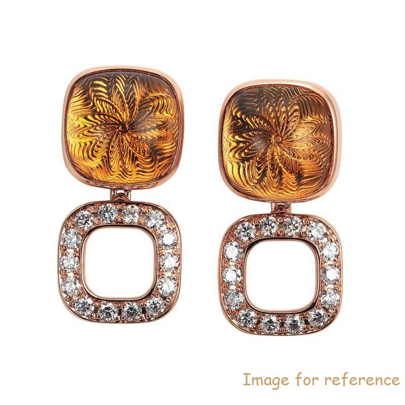 Custom earring from Zircon Jewelry Factory is absolutely beautiful Custom earring from Zircon Jewelry Factory is absolutely beautiful