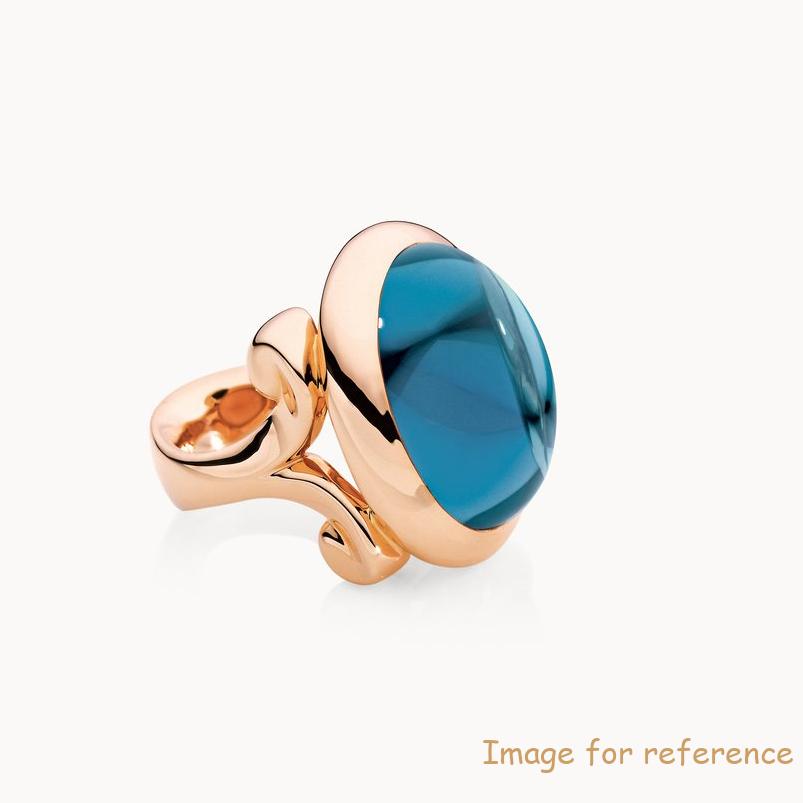 Custom made 18K rose gold silver ring Custom made 18K rose gold silver ring